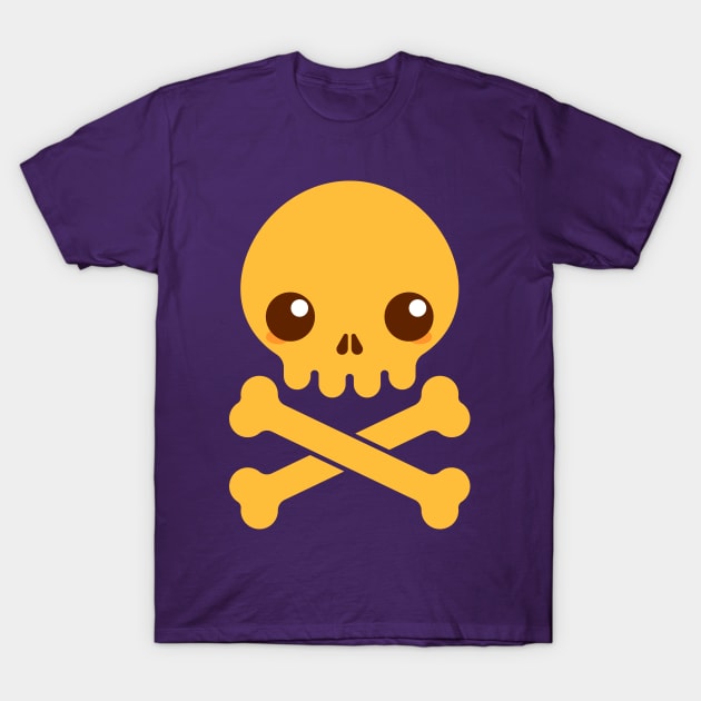 Kawaii Skull T-Shirt by Chrivart